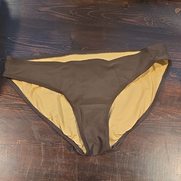 Ativa Brown and Yellow Bikini Swimwear - Picture 1 of 3
